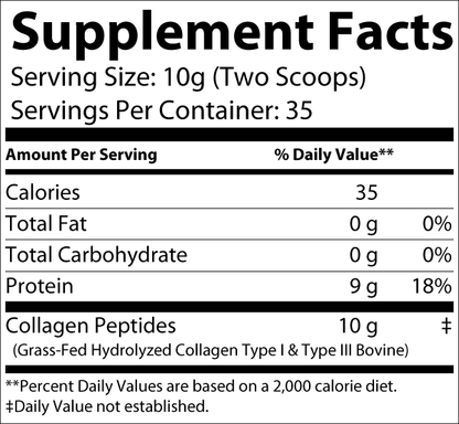 GRASS FED TYPE 1 & 3 COLLAGEN PEPTIDES